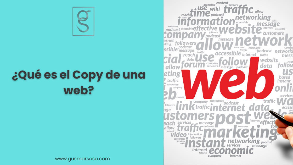 ¿Qué es el Copy de una web?